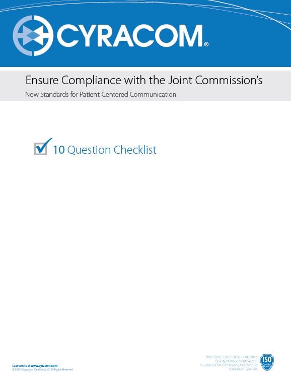 Joint Commission Checklist